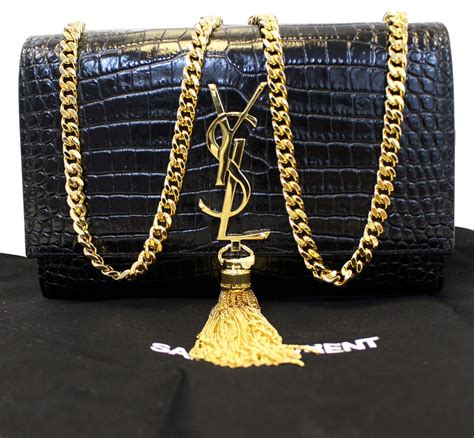 black purse ysl|ysl black purse with chain.